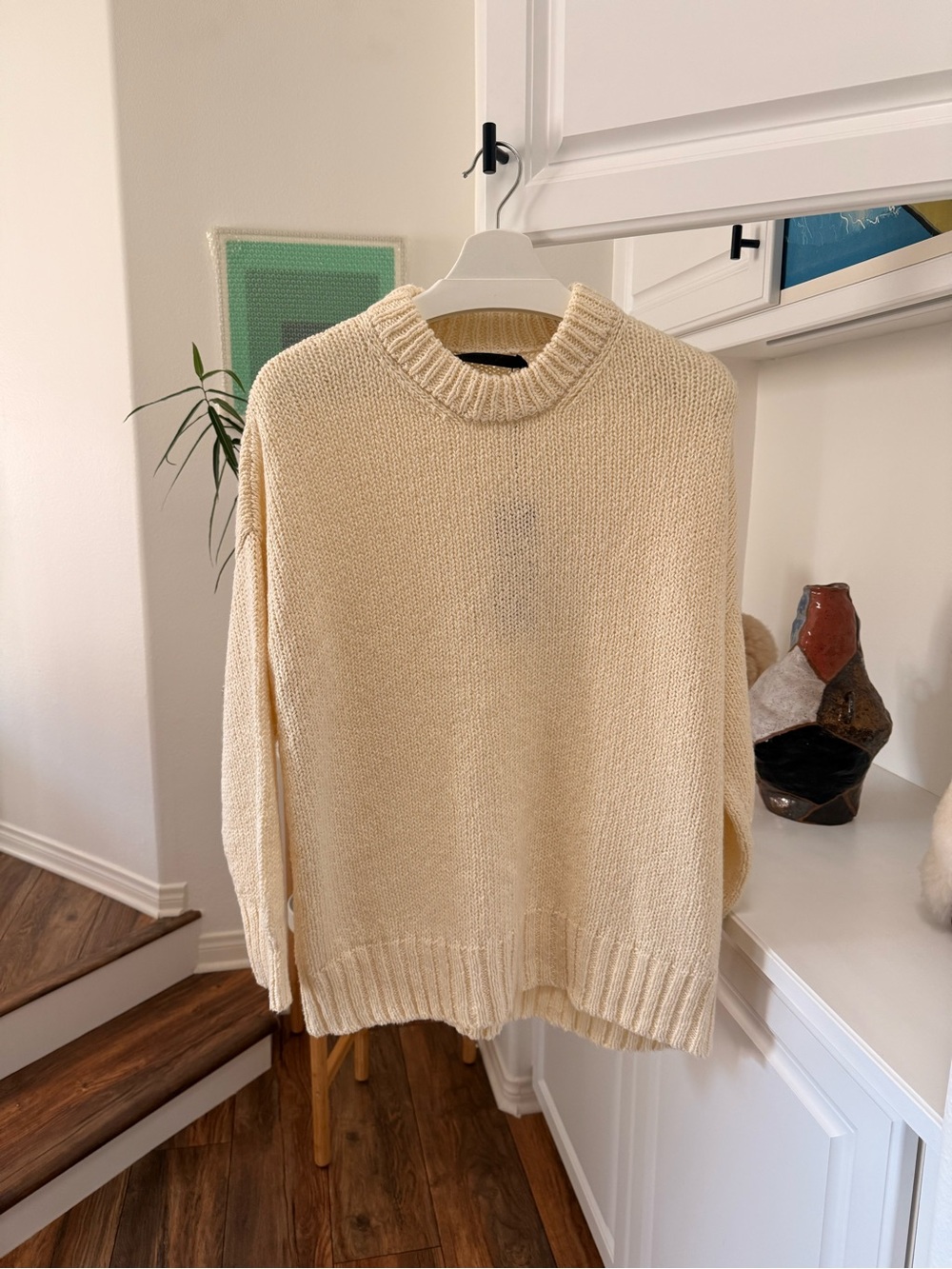 Jenni kayne - Cream Crewneck Sweater xs